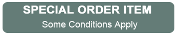 Special Order Item - May Take 2-4 Weeks to Ship