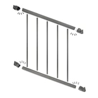 Tu-Step Prestige Aluminum Stair Rail Kit by DekPro
