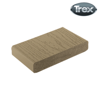 Trex Transcend Composite Decking Samples - Gravel Path sample with logo