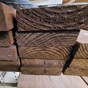  2 x 6 KDAT Brown Treated Lumber