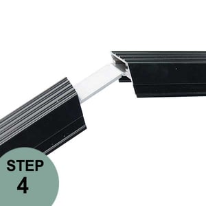 RailFX Series 400 Top Rail Stair Splice Installed