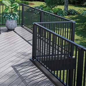 ALX Contemporary Level Rail Panel by Deckorators