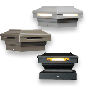 Case Halo LED Post Cap Light by Aurora