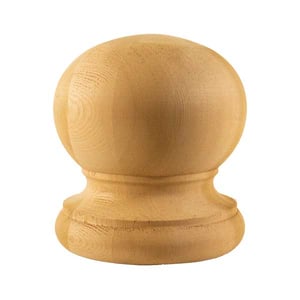 Nantucket Post Cap - Cedar Colonial Finial - Non-Grooved