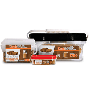 DeckWise Hardwood Plugs