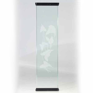 Etched Glass Balusters by Dekor