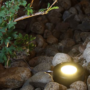 Dekor LED Puck Light installed