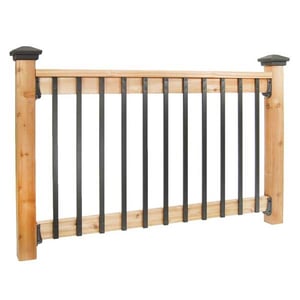 DEKPRO Face Mount Aluminum Rectangular Balusters