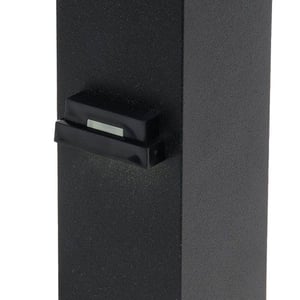 Ornamental Low Voltage Side Post Light - Black