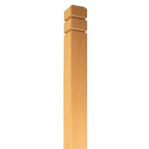 Double V Groove Newel