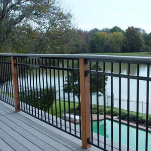 Fortress Fe26 3 Rail Iron Accent Top Panels