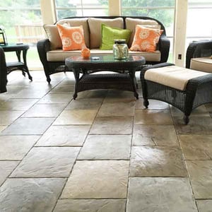 DekTek Concrete Deck Tiles Pecan Medley