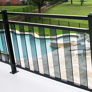 Fortress Fe26 Pure View Top & Bottom Railing