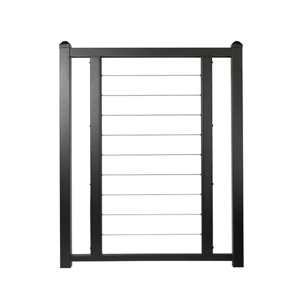Fortress Horizontal Cable Rail Gate - H-Series
