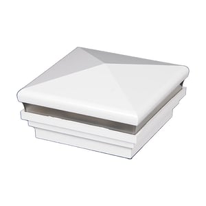 Halo Contemporary Low Voltage Post Cap Light - White