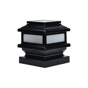 MaciMae Solar Post Cap Light - Black