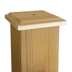 Basic Wood Post Cap
