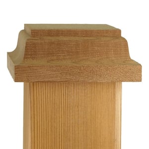 Victorian Wood Post Cap