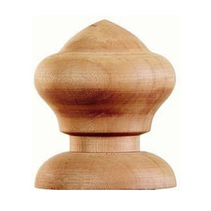 Nantucket Acron Finial - Western Red Cedar