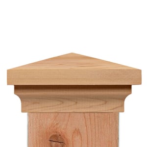 Newport Post Cap by Nantucket - Western Red Cedar