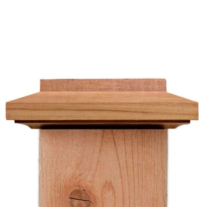Nantucket Post Cap - Western Red Cedar