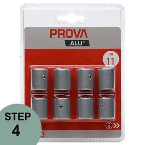 Step 4 | PA11 Steel Tube Wall Terminal for Prova Railing