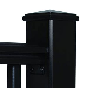 Azek Premier & Trademark Rail Post Sleeve - Black