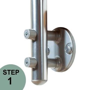 Step 1 | PA2 Side Mount Post by Prova Railing 