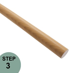 Step 3 | PA3a Finished Wooden Handrail for Prova Railing 