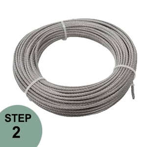 Step 2 | PA29 1/8" x 82' Steel Cable for Prova Railing