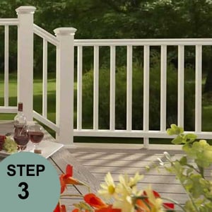 Step 3 - TimberTech RadianceRail Express Square Baluster Pack 