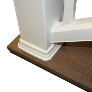 Timbertech Radiance Post Skirt - White