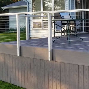 RailFX Fascia Post Flush Mount Kits