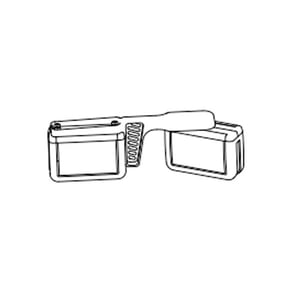 Regal Ideas Crystal Rail Gate Hinge Set