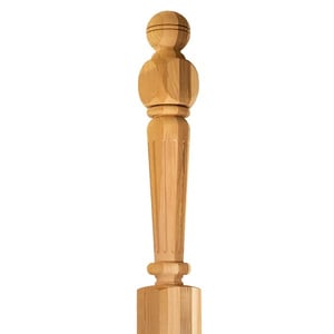 San Francisco Fluted Ball Top Newel