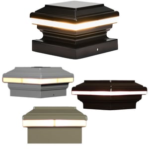 Saturn Anello LED Post Cap Collection