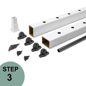 Trex Select Round Rail Kit Contents