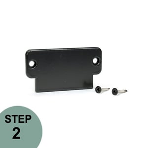 Series 200 End Plate for Cable Top Rail by RailFX - Black