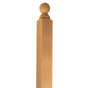 Square Ball Top Newel