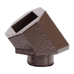 Dekor Square Aluminum Baluster Drilled-In Stair Connectors