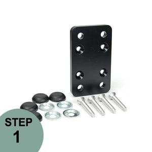 Post Base Plate by RailFX - 3x5 Narrow Base Plate