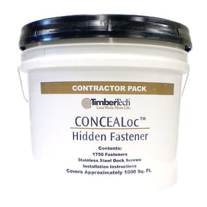 Timbertech CONCEALoc Hidden Fasteners - 1750pc Bucket