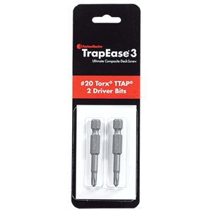 Trapease 3 #20 Torx TTAP Driver Bits - 2 Pack