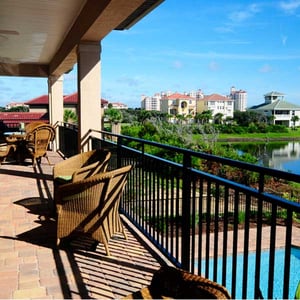 Riviera C30 | C301 Level Rail Section by Westbury Aluminum Railing