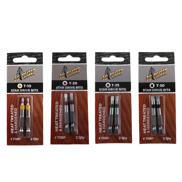 Big Timber Torx Bits The Deck Store