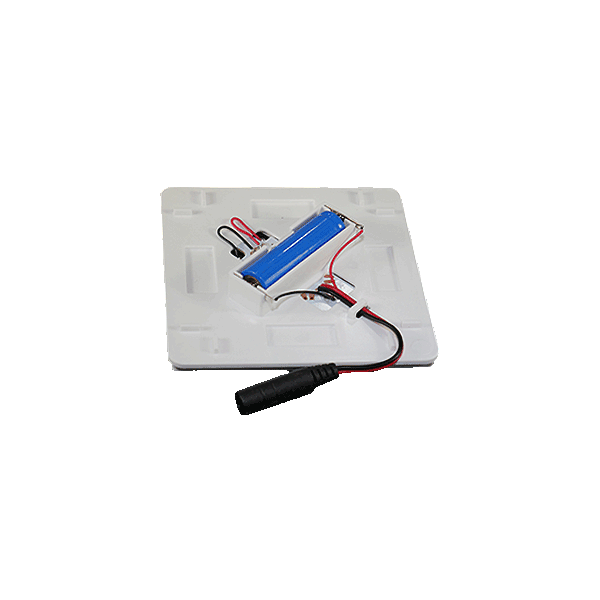 4" Pyramid Post Cap with Solar Collector - Solar Panel Bottom