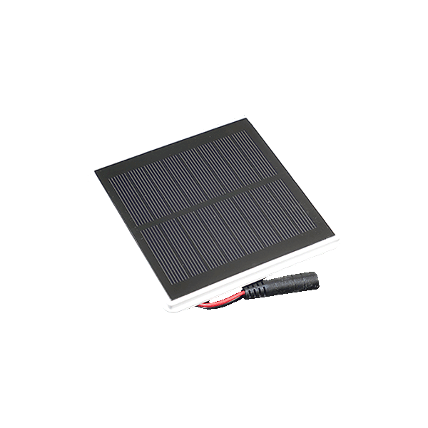 4" Pyramid Post Cap with Solar Collector - Solar Panel Top
