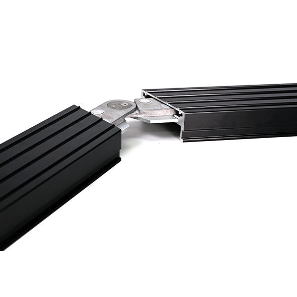 RailFX Series 400 Top Rail Universal Multi-Angle Splice Installed