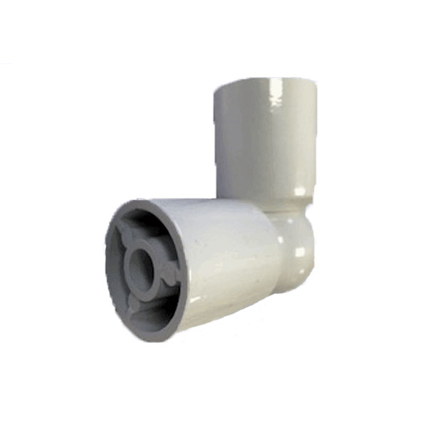 Prova 0 - 90 Degrees Aluminum Adjustable Elbow - White