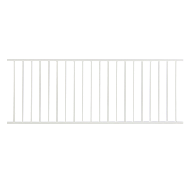 Fortress Al13 Straight Rail Panels - 40x6 White